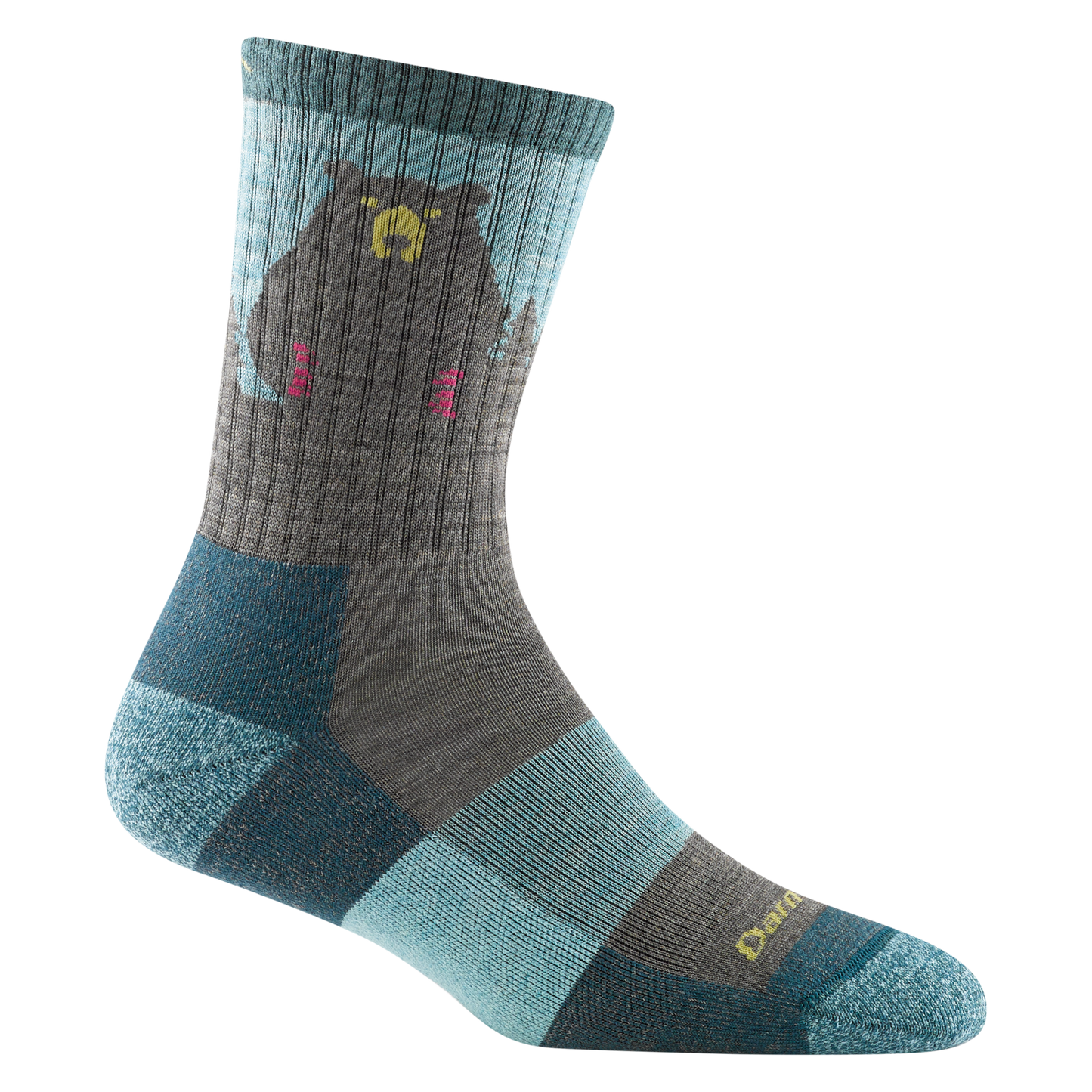 Women's Bear Town Micro Crew Lightweight Hiking Socks