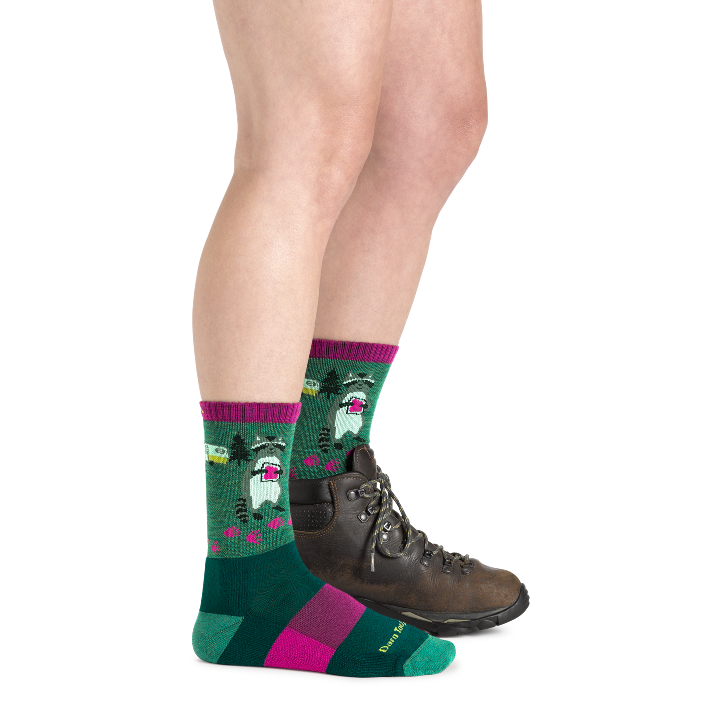 Women's Critter Club Micro Crew Lightweight Hiking Socks