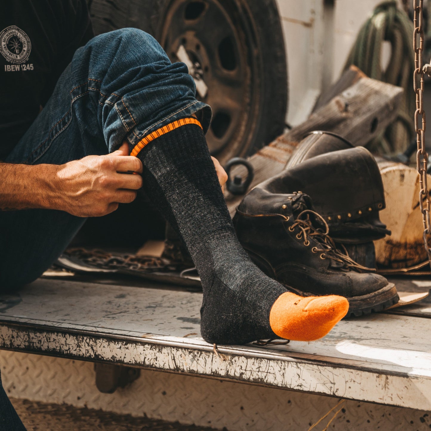 Men's Steely Boot Midweight Work Sock